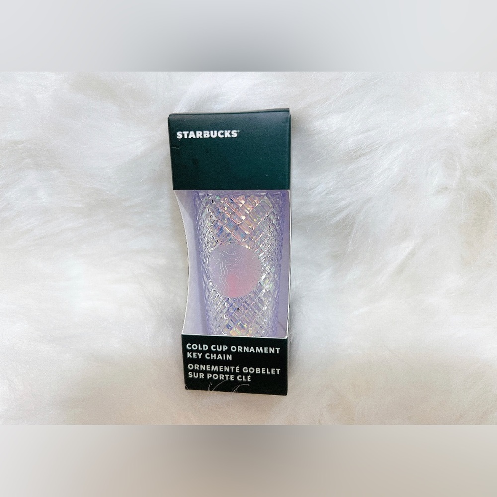 NEW Starbucks Iridescent Unicorn Bling Jeweled Set Venti, Grande & Keychain - Picture 7 of 7